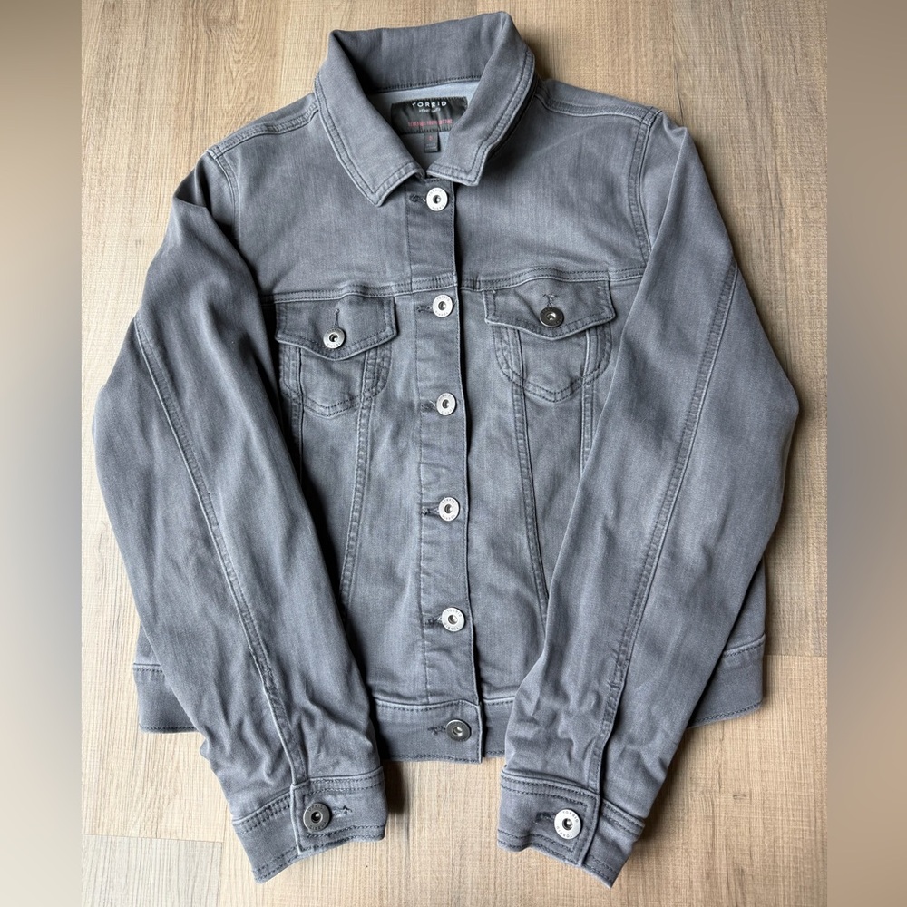 Torrid Charcoal Jean Jacket